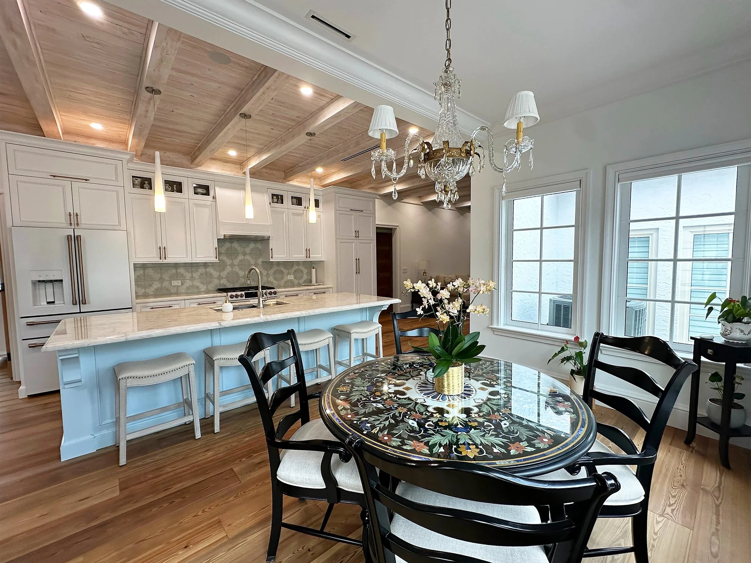 Interior view of the 227 Fordham home showing a bright renovated living space with clean finishes and natural light.