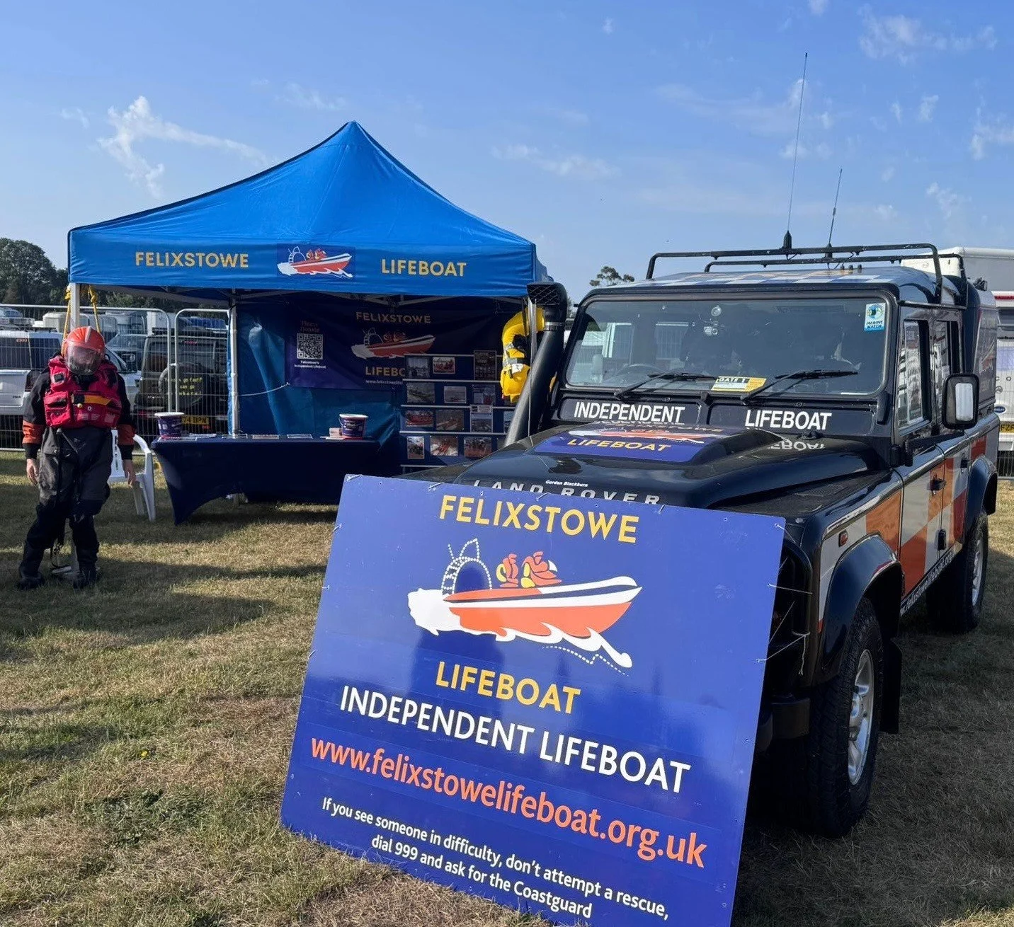 One week on from the Suffolk Show, we&rsquo;re still reflecting on what a fantastic two days it was! 🎉🦈🐙 

Our volunteers loved meeting so many people, sharing stories about Felixstowe Lifeboat, and showcasing the vital work we do in our community