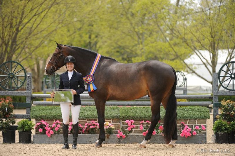 Kelly Tropin in the Winner's Circle: Old Salem Farm Spring Shows