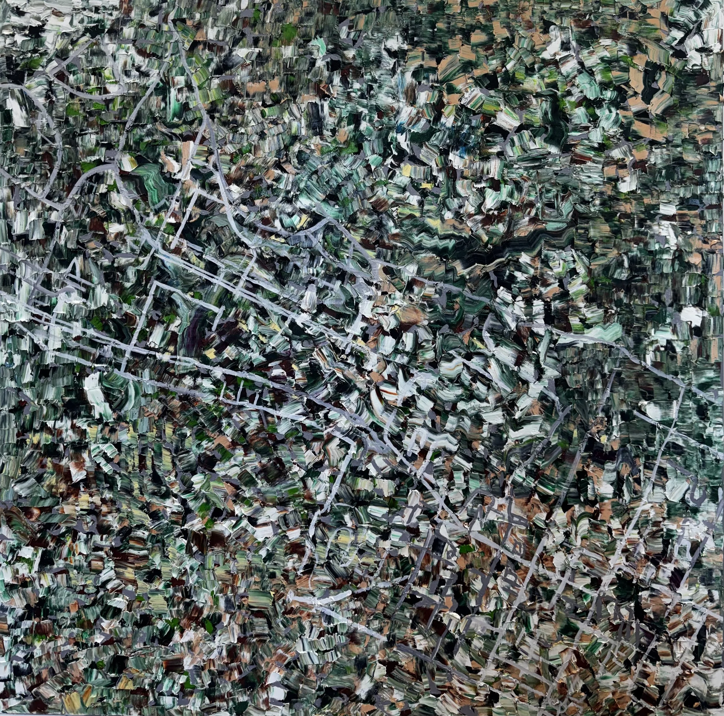   University of Wisconsin, Madison   48 × 48 inches  Oil on canvas 