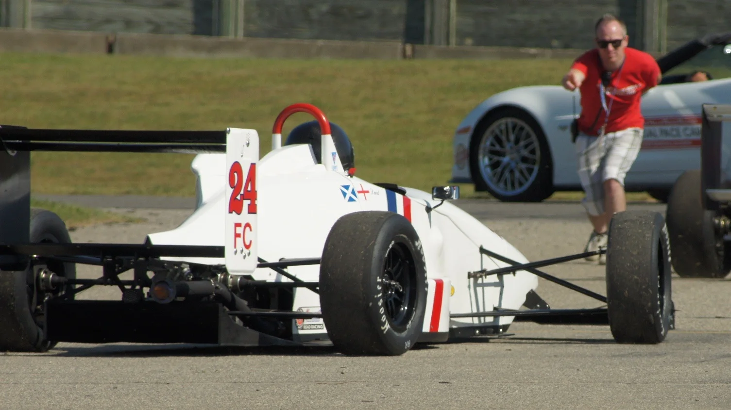 David Howe / Steve Myers (Tie) As our resident Brit, it’s no surprise that Dave Howe is running the colors of Team Hesketh. His Carbir is typically the most well kept car in the paddock, and it shows in the speed of both car and driver. Meanwhile, Steve Myers’ car is also quite well kept, but runs a distinctive ‘harlequin’ paint scheme, belying the priority of its pilot on driver development. Both of these guys are absurdly fast and will no doubt be challenging up the grid.