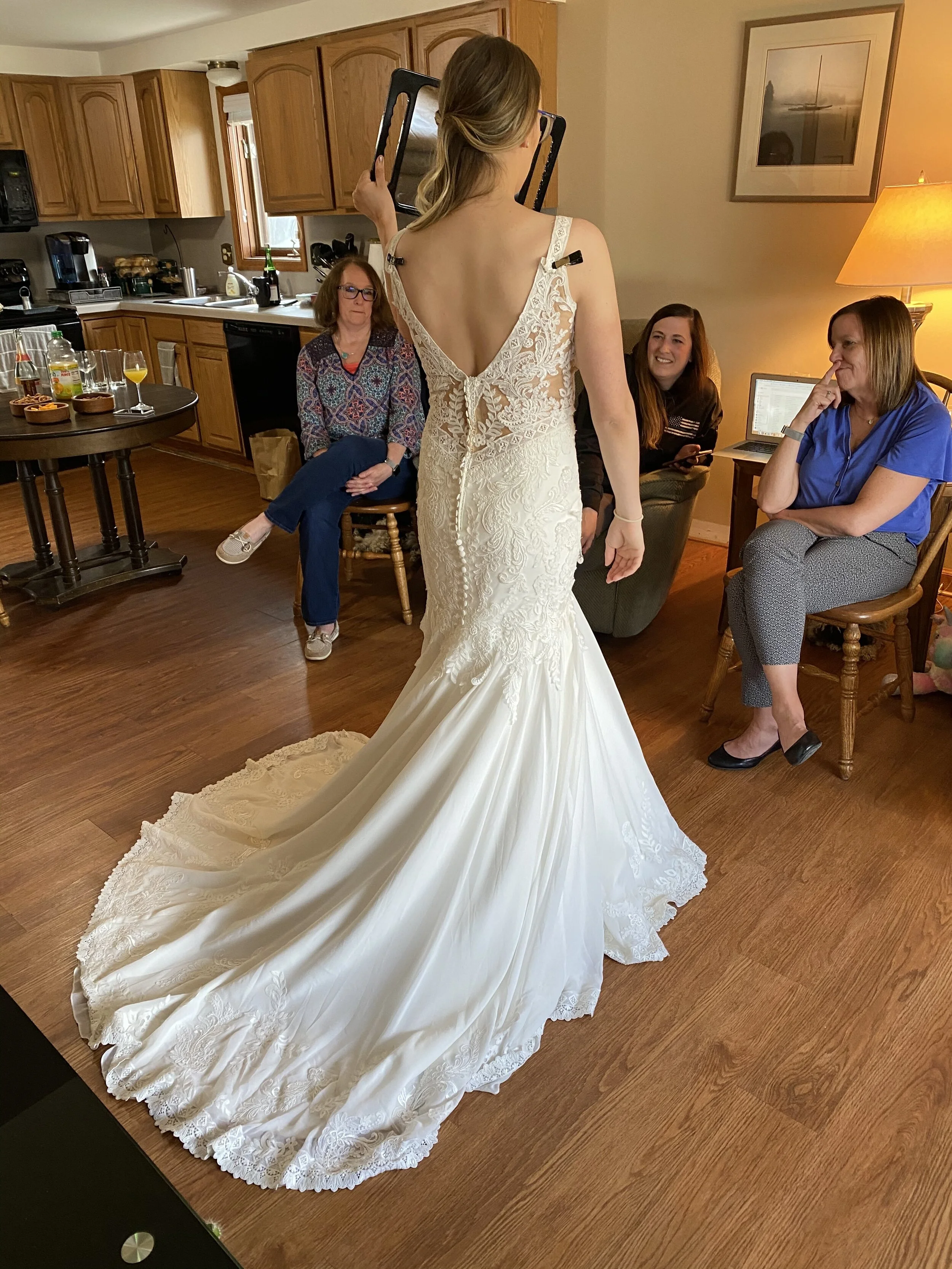 infinity wedding gown