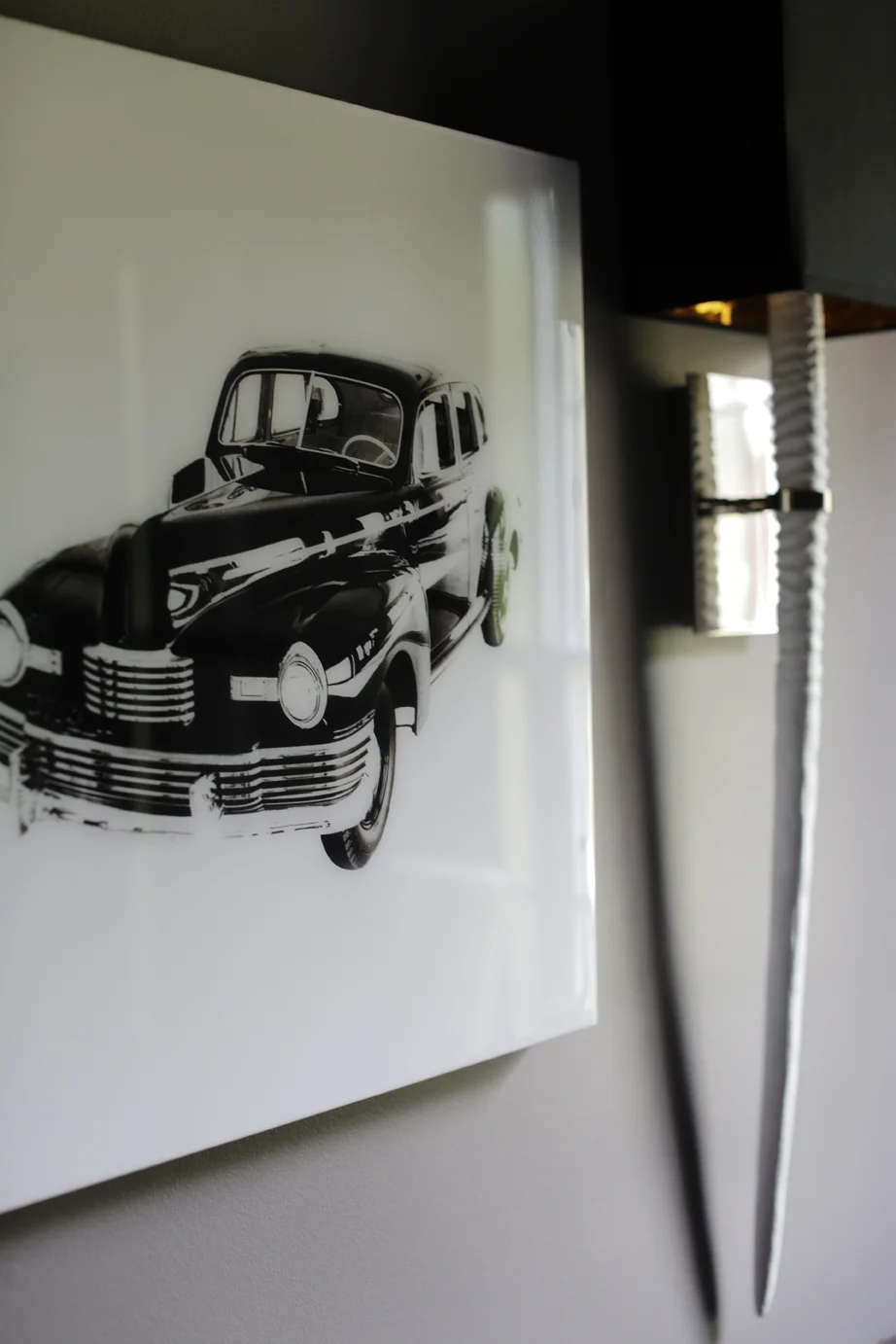 Vintage Automobile Wall Art & Sconce