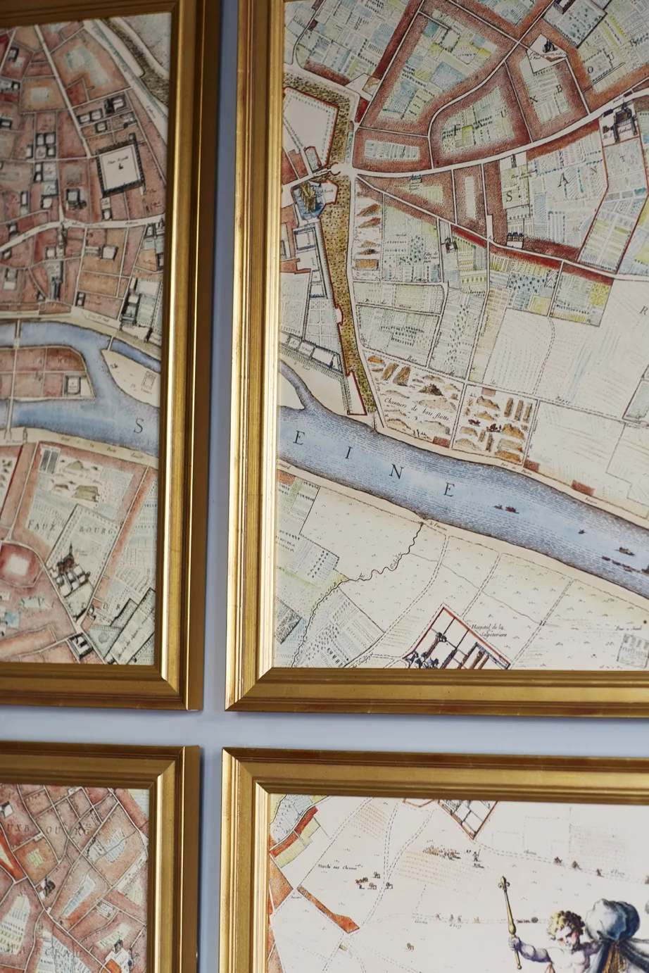 Modular Map Wall Art Detail