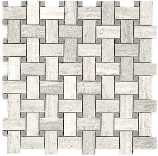 Basketweave w/ Athena Gris Dots GM.BIA.WD/AGR.DOT.BW | IN STOCK