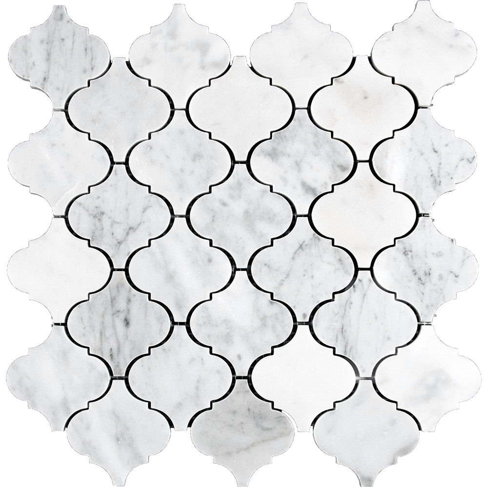 Lantern Mosaic Polished | IC.WHITE.CARRARA.LANTERN