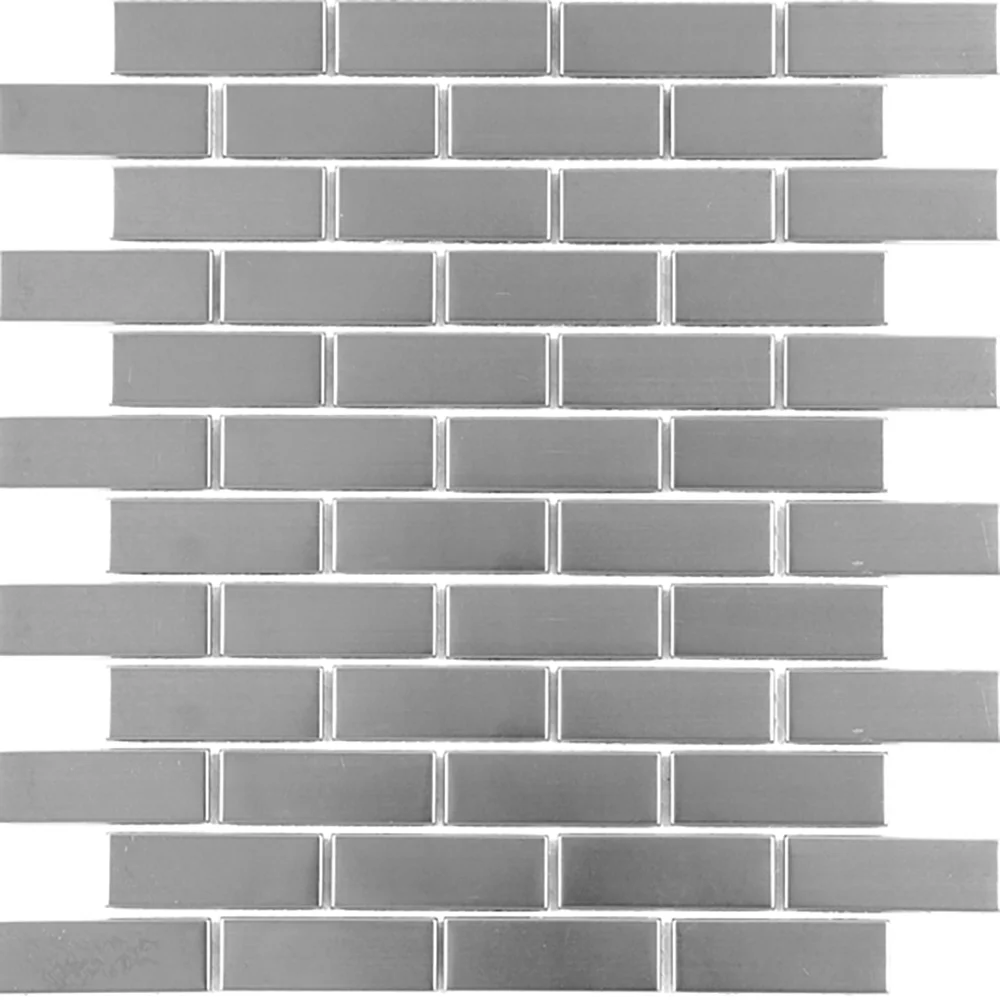 Silver Brick Brushed | RJ.MT.SIL.0,75X2,5BD