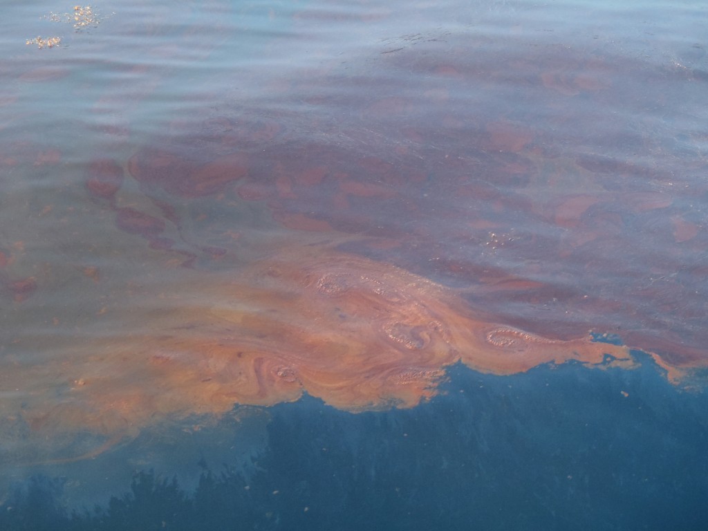 More surface oil