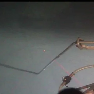 Brine sampler beneath the brine surface