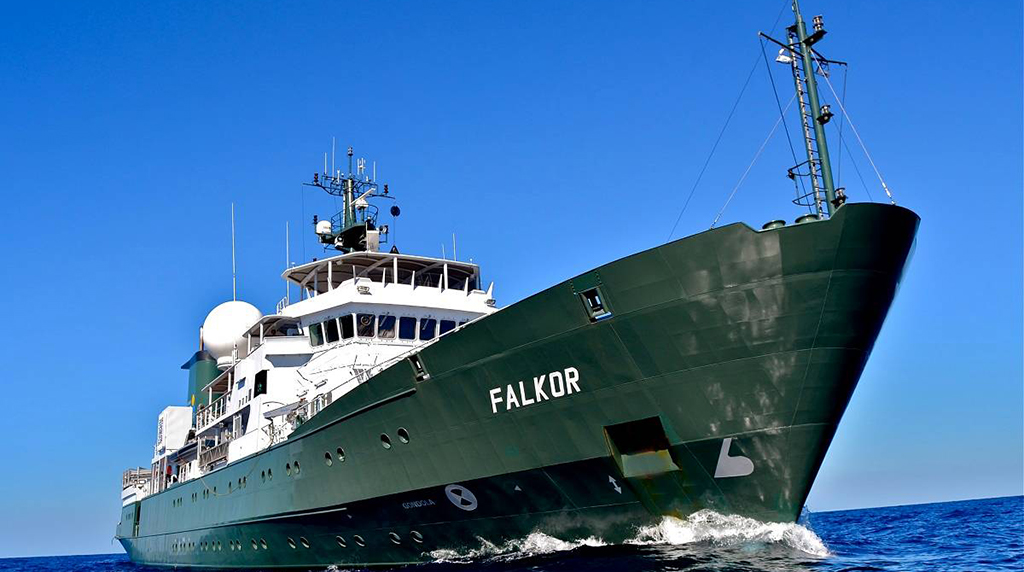 R/V Falkor. (Image by Debbie Nail Meyer, Schmidt Ocean Institute)