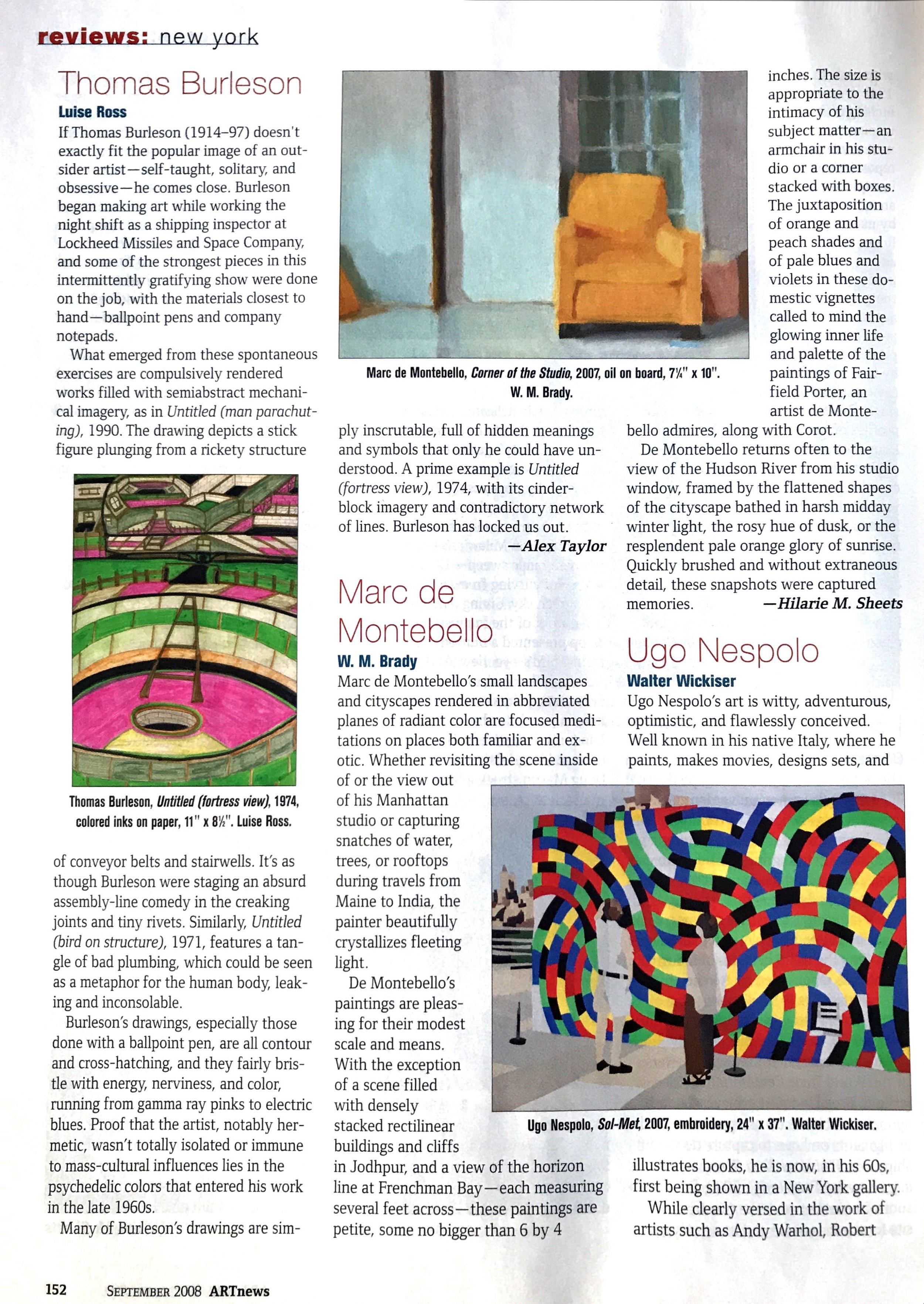 Art News, September, 2008