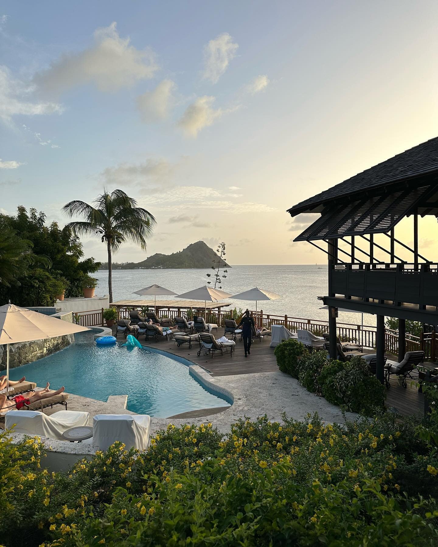 Discover the beauty of this boutique resort in St. Lucia. Stylish recently renovated villa and suite accommodations. I would recommend this resort to couples, honeymooners, or families. Set atop a private ocean front bluff with magical sunset views (