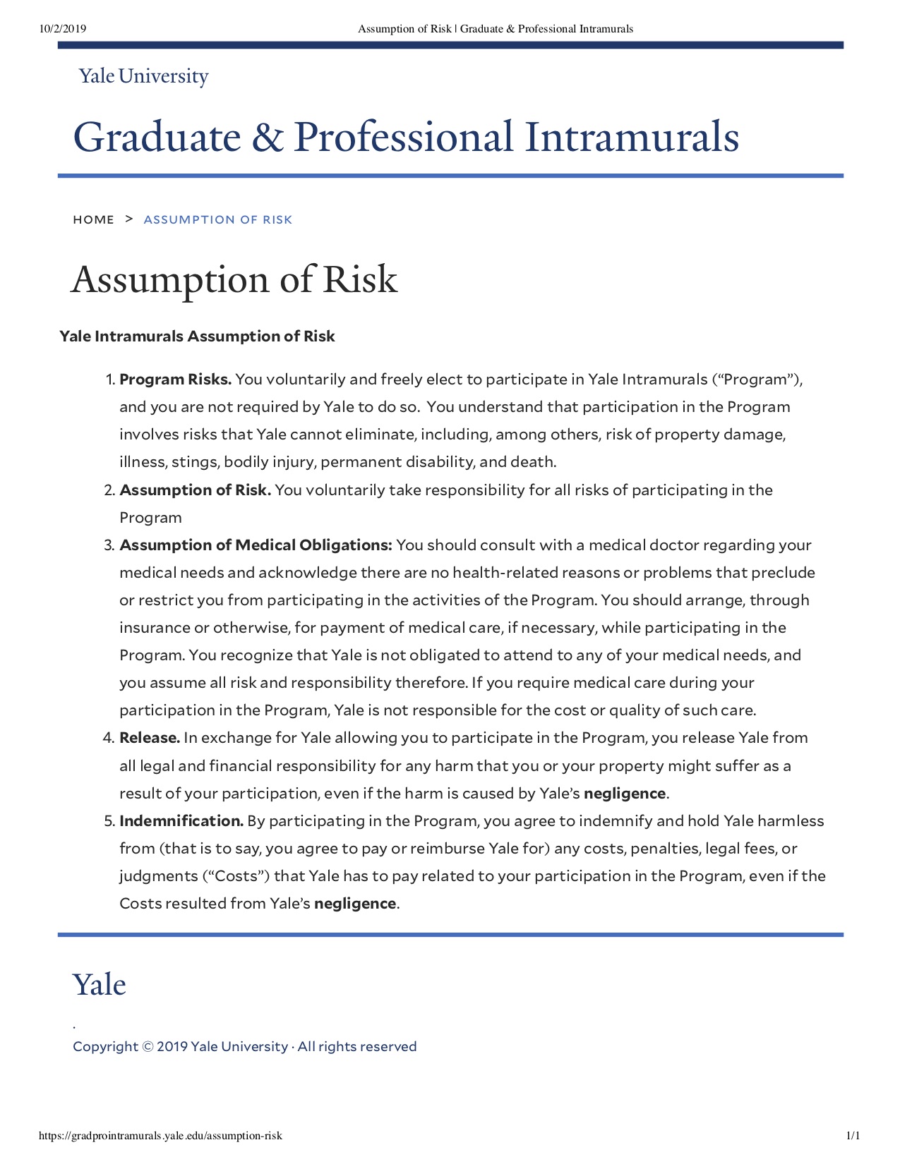 Assumption of Risk _ Graduate _ Professional Intramurals.jpg