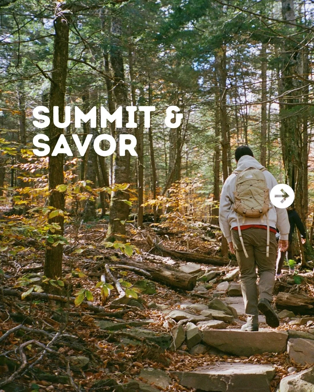 There&rsquo;s something about sharing a meal after an adventure.

The kind where everyone is a little tired and yet completely present. Introducing Summit &amp; Savor. A series that pairs adventure with a chef-curated meal inspired by the terrain, th