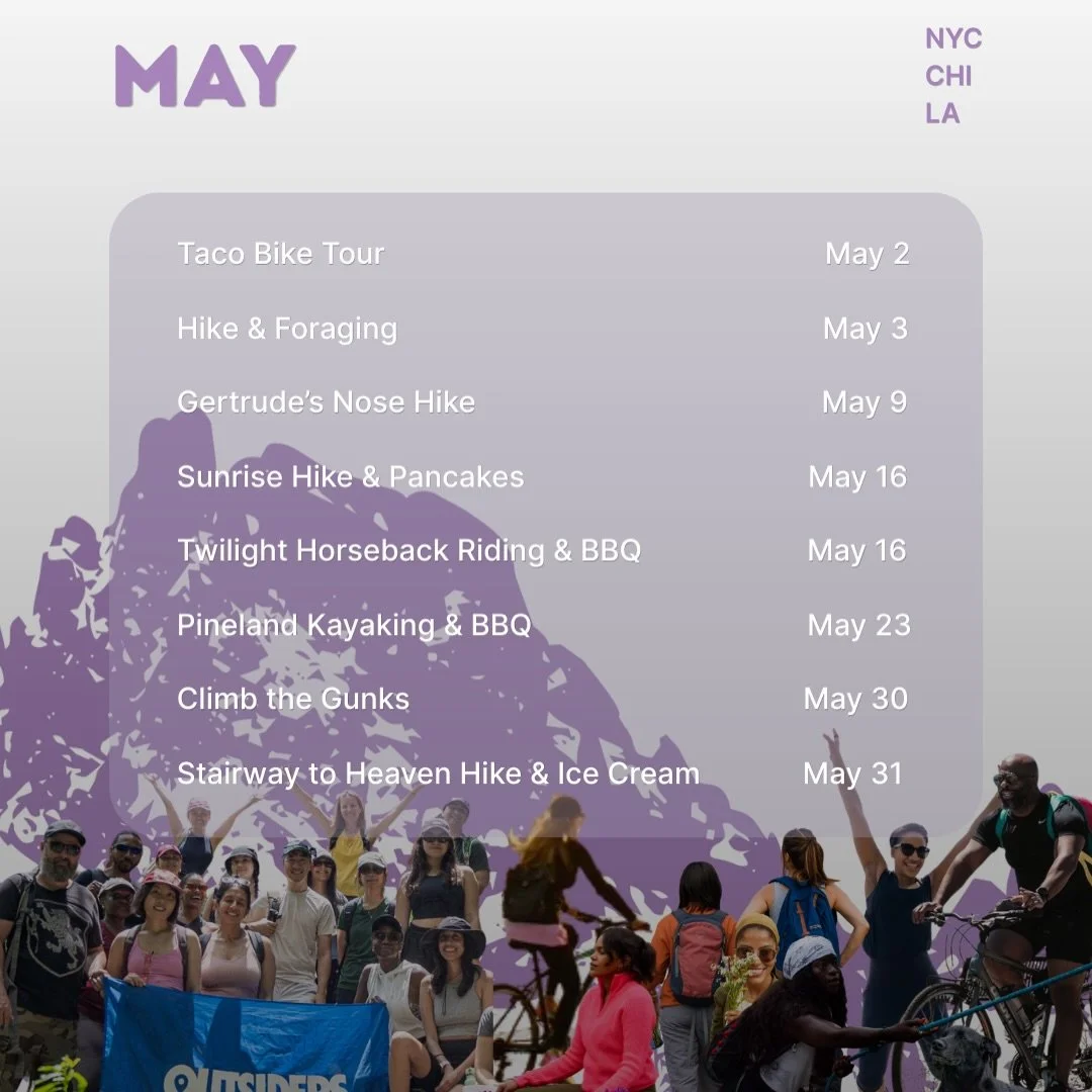 At some point this month you&rsquo;ll find yourself on a trail, on the water, around a campfire, or sharing a meal with people you just met.

See you out there!