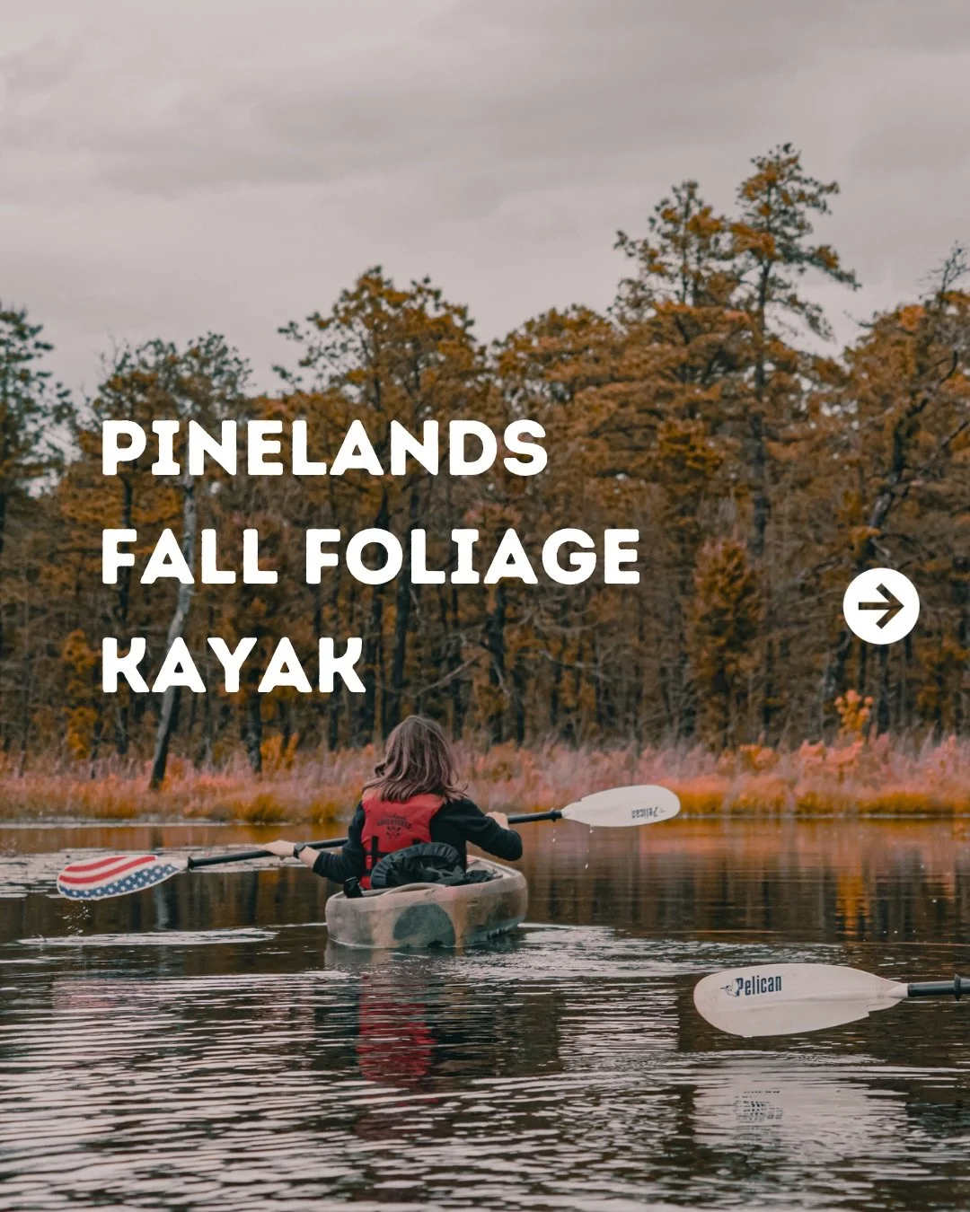 Fall looks a little different from the water. 🍂

On September 27, we&rsquo;re heading into the New Jersey Pinelands to kayak the Mullica River as the season starts to change. Two hours on the water, followed by food and drinks together before headin