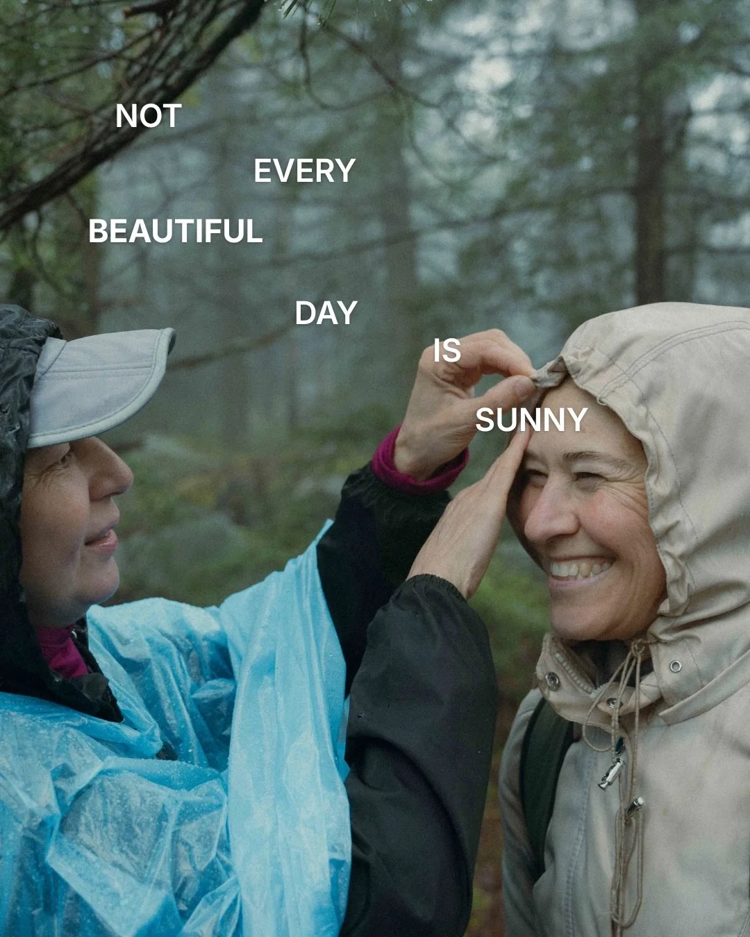 Waiting for perfect weather means missing a lot of beautiful days.

A rainy trail has its own kind of magic. Sometimes you get fog rolling through the trees, rain hitting the leaves, muddy boots, and that feeling when you get back soaked, tired, and 