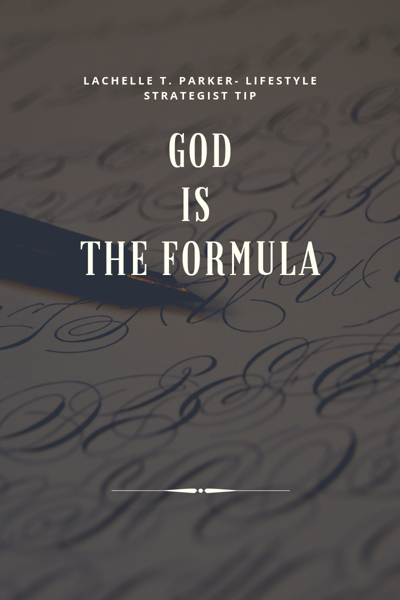 GOD IS THE FORMULA