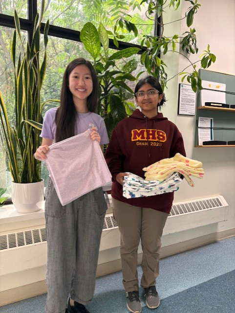 Merivale Students Donate Blankets for Special Care Nursery