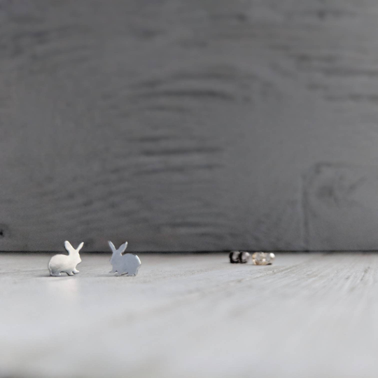 Rabbit Stud Earrings