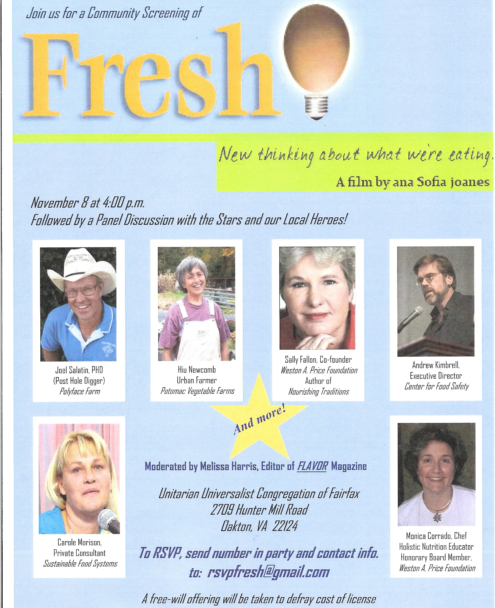 FRESH: new thinking about what we're eating...