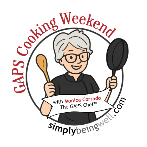GAPS Cooking Weekends 2026 — Monica Corrado . Simply Being Well