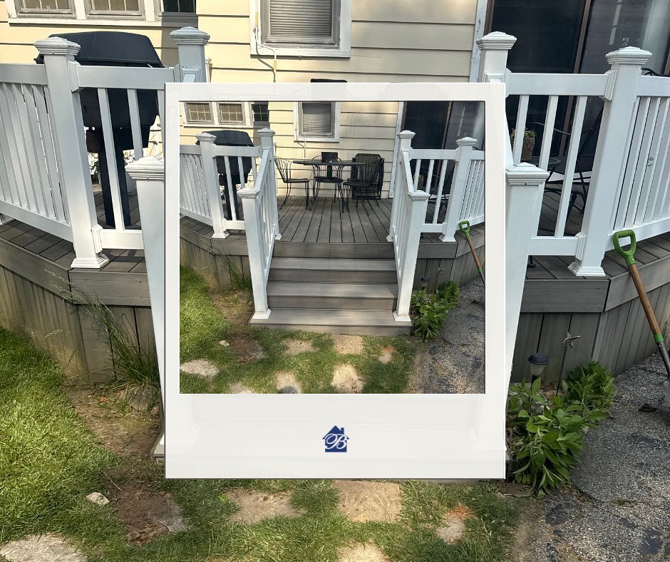 Out with the old, in with the sturdy! 🛠️ We replaced worn step framing and installed brand new risers and treads for a safer, sharper look. Quality craftsmanship every step of the way!