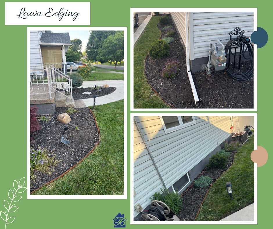 Clean lines, summer vibes 🔥 Huge shoutout to Max and Tony for knocking out this lawn edging like pros. Backyard season is officially open!