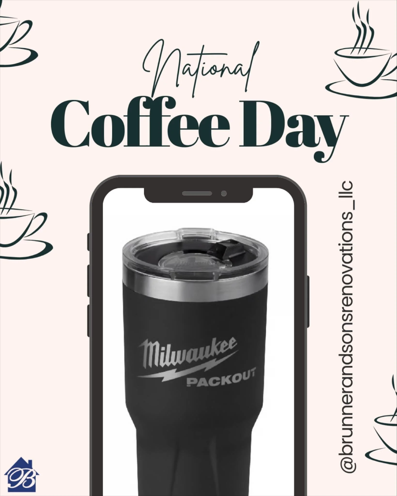 ☕🔨 Happy National Coffee Day! Around here, coffee fuels the early mornings, the late nights &amp; everything in between. Whether it&rsquo;s getting started on a renovation or wrapping up the finishing touches, a strong cup keeps our crew going.

Her