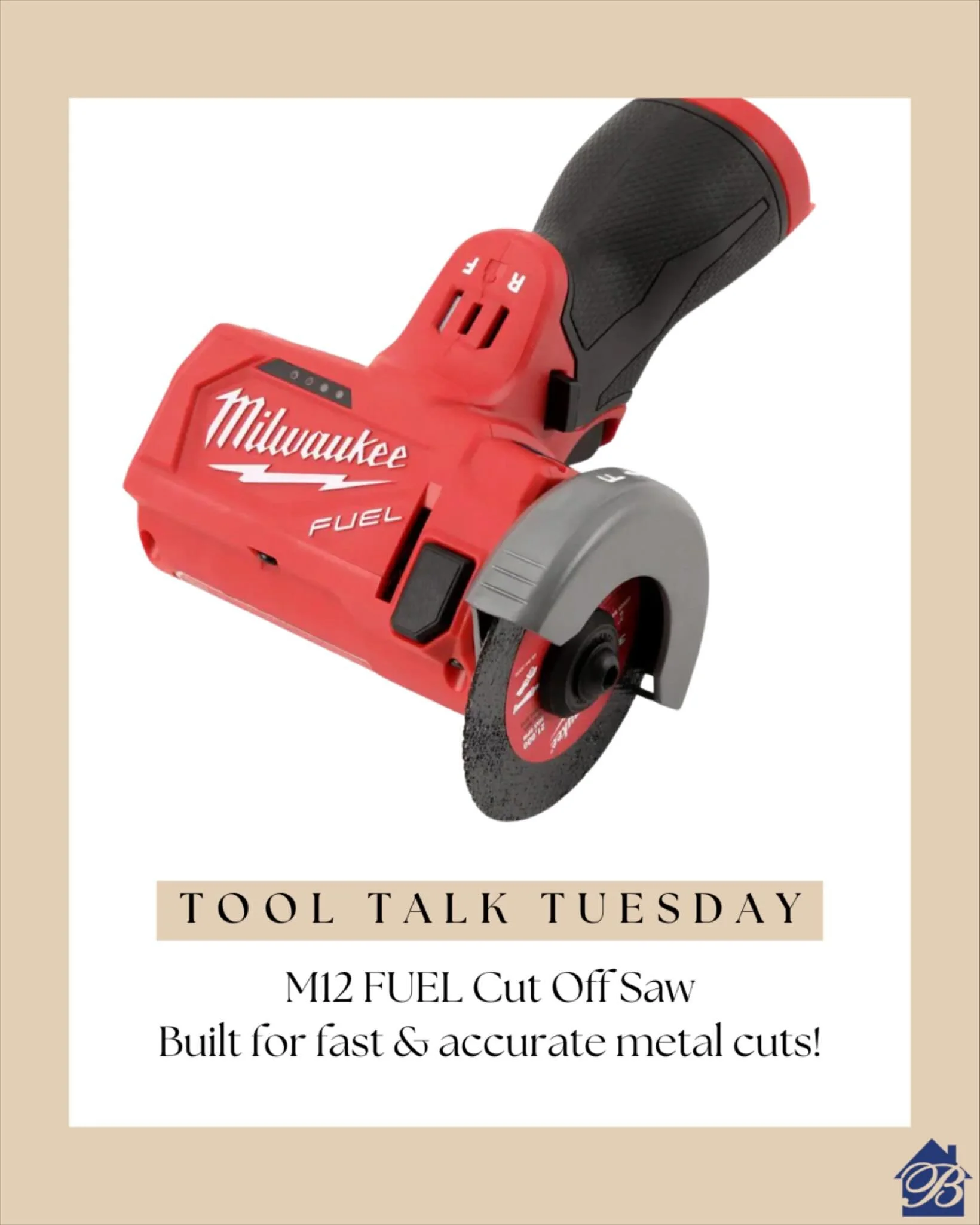 🧰 The Milwaukee M12 FUEL 3&rdquo; Cut Off Saw is built for quick, precise metal cuts without the bulk. Compact design, cordless freedom &amp;&nbsp;&nbsp;pro level power,&nbsp;&nbsp;a must have in the toolbox!