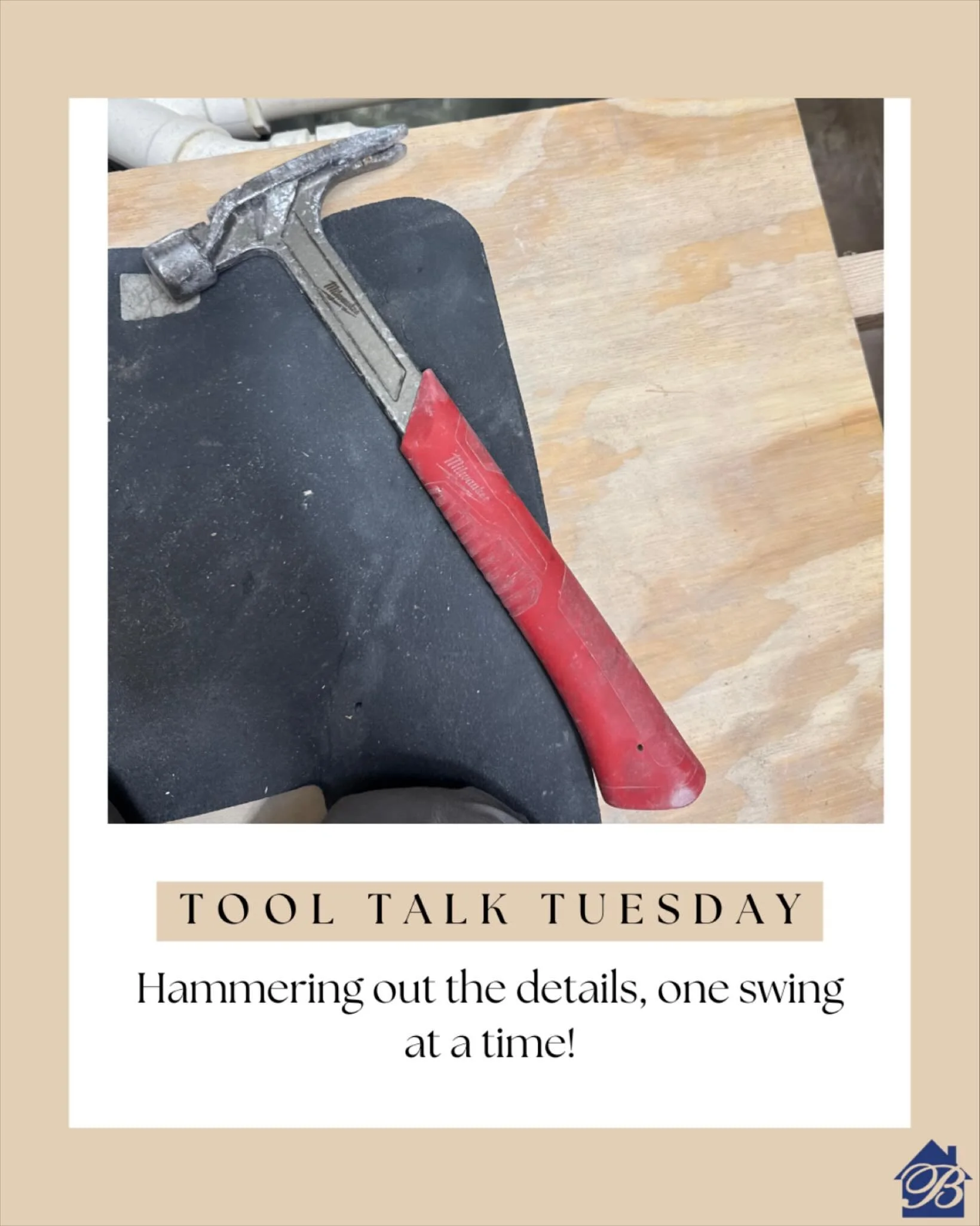 It’s Tool Talk Tuesday! Today we’re spotlighting the classic that gets the job done, the hammer. Reliable, simple & always part of the lineup. What’s your go to hammer brand or style? 🔨