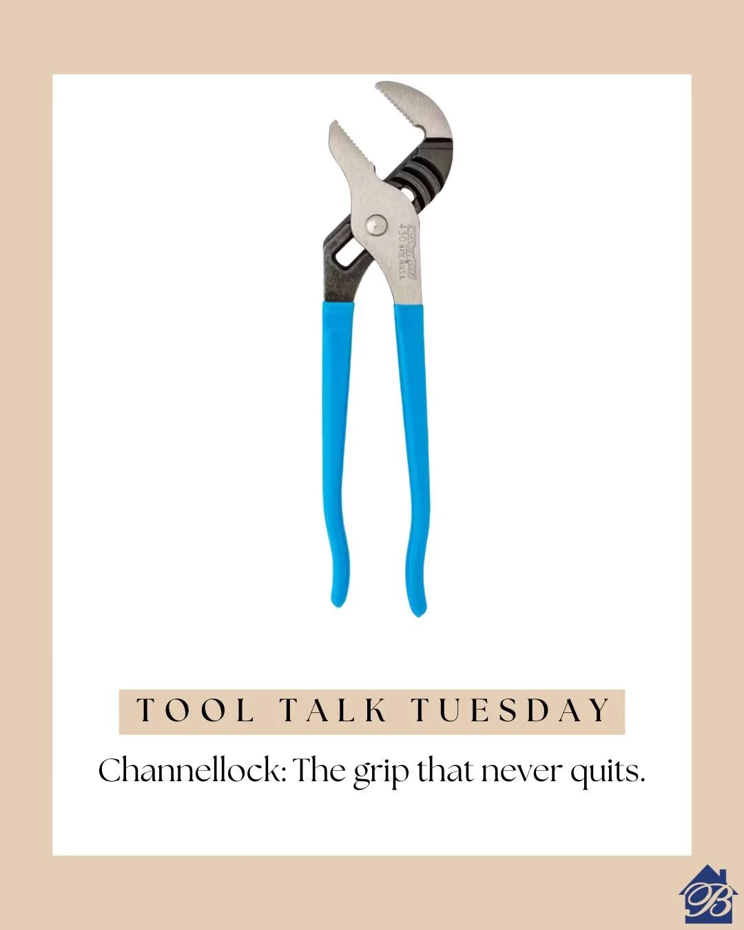 It’s Tool Talk Tuesday! 💪 Today we’re spotlighting one of the most reliable tools in our bags, Channellock pliers. From plumbing fixes to everyday adjustments, these grips get the job done right every time!