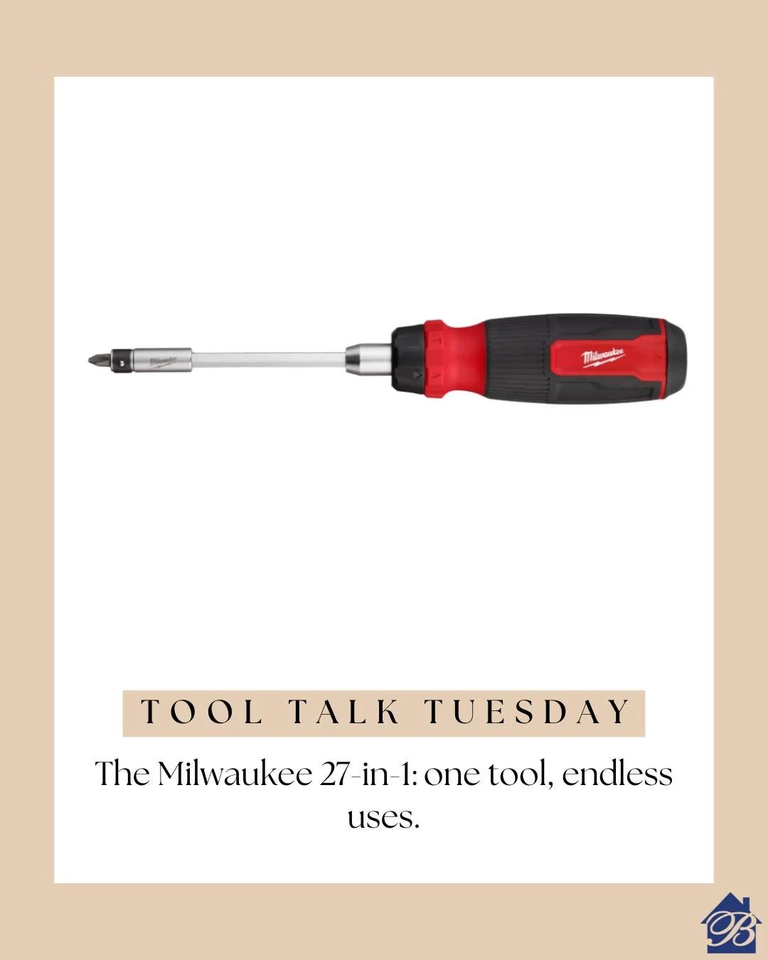 From quick fixes to full installs, this Milwaukee 27-in-1 screwdriver keeps up with the crew. Compact, durable, and ready for anything! 🪛