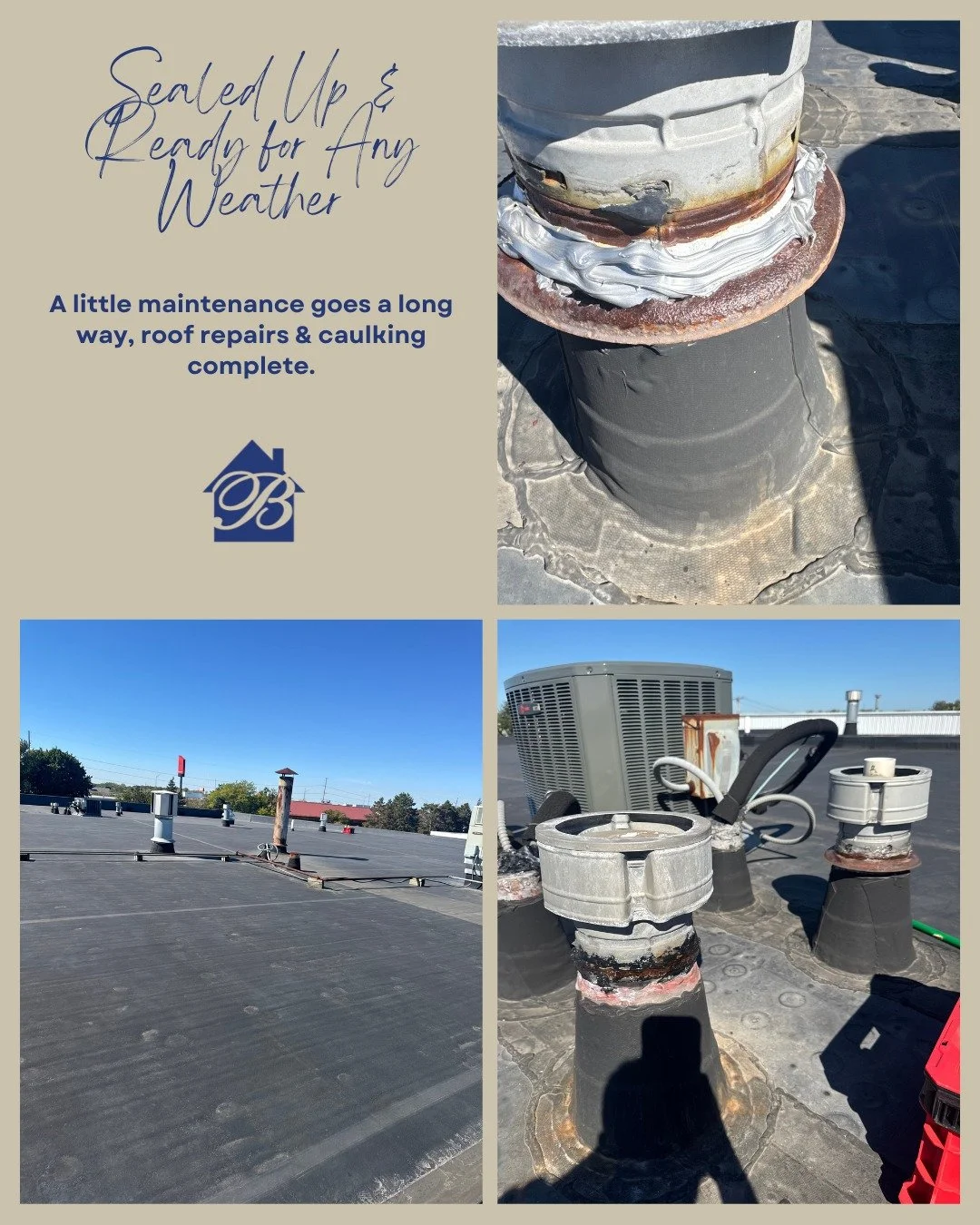 Another project sealed and secured! 👷&zwj;♂️✨
Our team handled detailed roof repairs &amp; caulking to ensure long lasting protection &amp; durability. At Brunner and Sons Renovations, we take pride in work that stands up to the elements, and the te