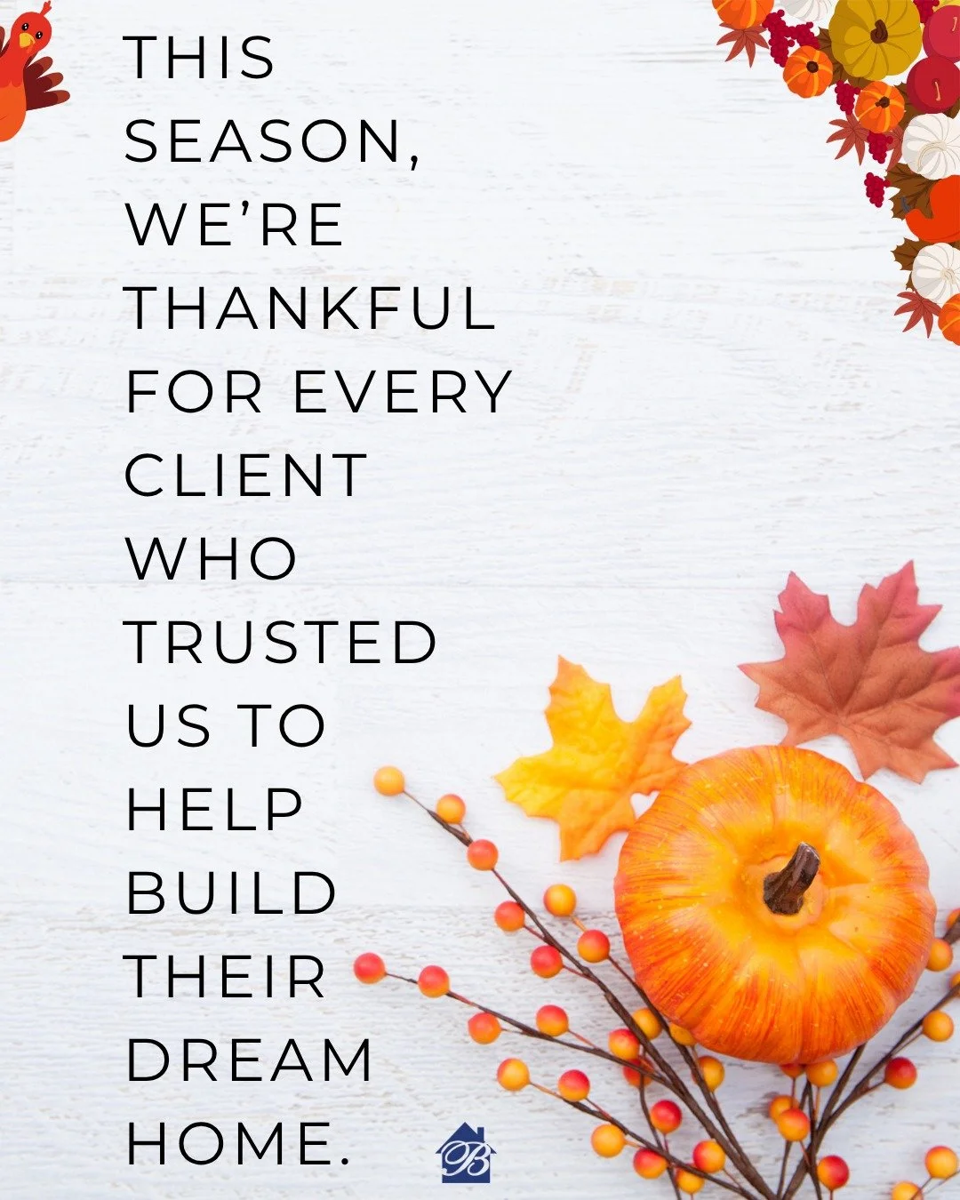 Happy Thanksgiving from Brunner &amp; Sons! 🍁🏡 From our family to yours, we&rsquo;re grateful for every homeowner who trusted us to bring their vision to life this year. It&rsquo;s an honor to help build the spaces where your memories are made. Wis