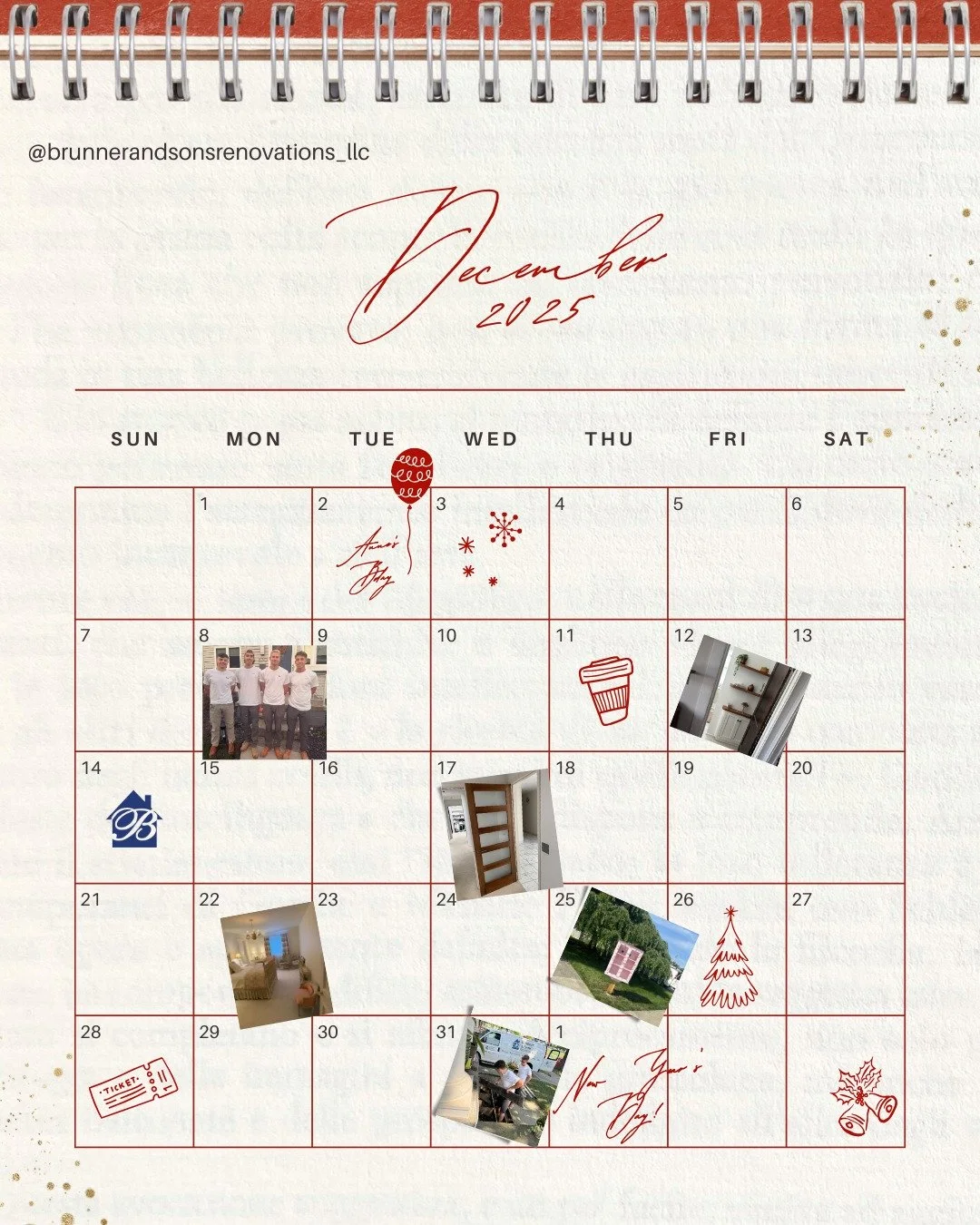 As the year comes to a close, we&rsquo;re taking a moment to reflect and say thank you. From small updates to full renovations, 2025 was filled with projects we&rsquo;re proud to put our name on. We appreciate every client who chose Brunner &amp; Son