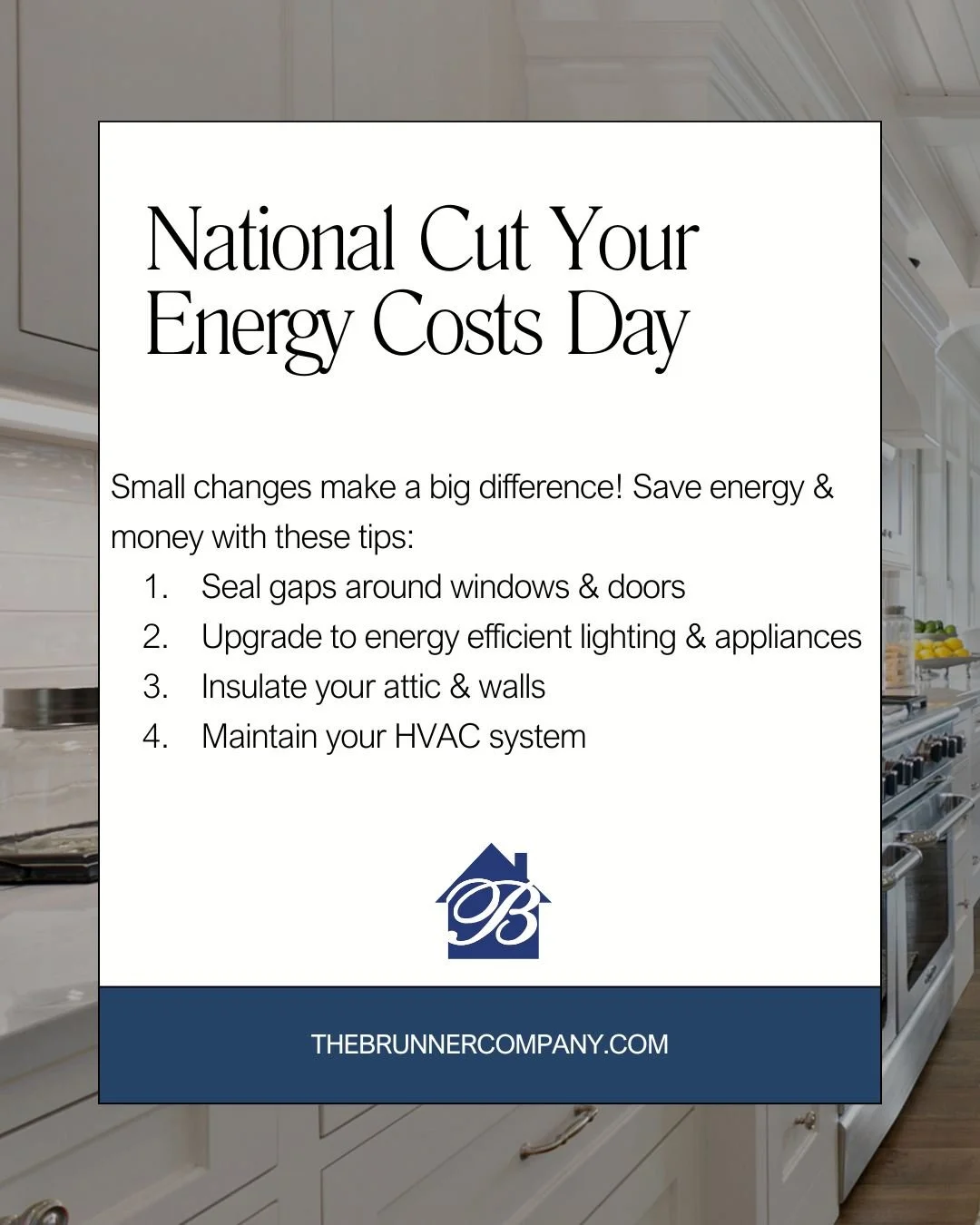💡 Happy National Cut Your Energy Costs Day! 💡

Saving energy doesn&rsquo;t have to be complicated. From sealing drafts to upgrading your appliances, small changes can make a big impact on your bills &amp; your comfort at home.

Thinking about bigge