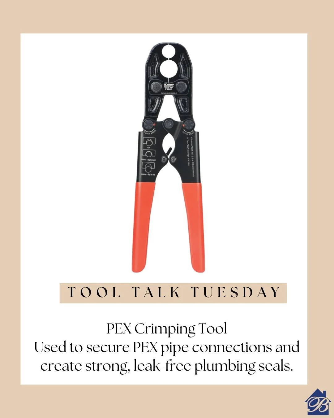 This week&rsquo;s feature: the crimping tool,  a small but powerful tool that helps create secure, leak free plumbing connections. The right tools keep every project running smoothly!