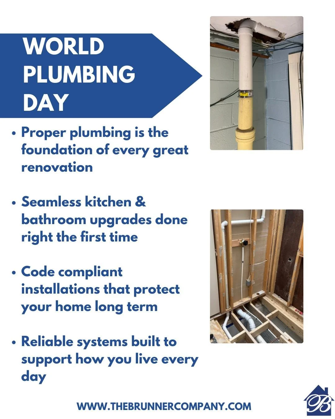You may not see it, but you rely on it every day..
From kitchens to bathrooms, proper plumbing ensures your renovation functions just as beautifully as it looks. On World Plumbing Day, we&rsquo;re celebrating the systems that make your home work!💧