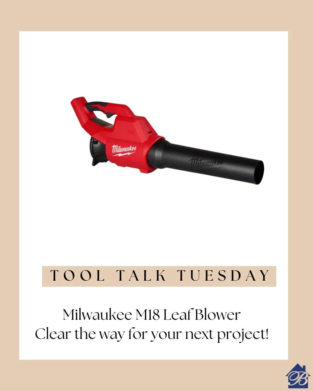 Tool Talk Tuesday 🛠️🌿
Spring is here, which means it&rsquo;s time to clear the way for what&rsquo;s next. The Milwaukee M18 Leaf Blower is perfect for quick, efficient cleanup, whether it&rsquo;s job sites, driveways, or outdoor spaces!
A clean wor