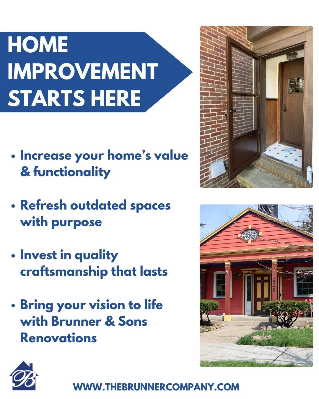 May is National Home Improvement Month, the perfect time to invest in your space! 🏡 Whether you're updating outdated areas or planning something new, quality craftsmanship makes all the difference. Let&rsquo;s bring your vision to life!