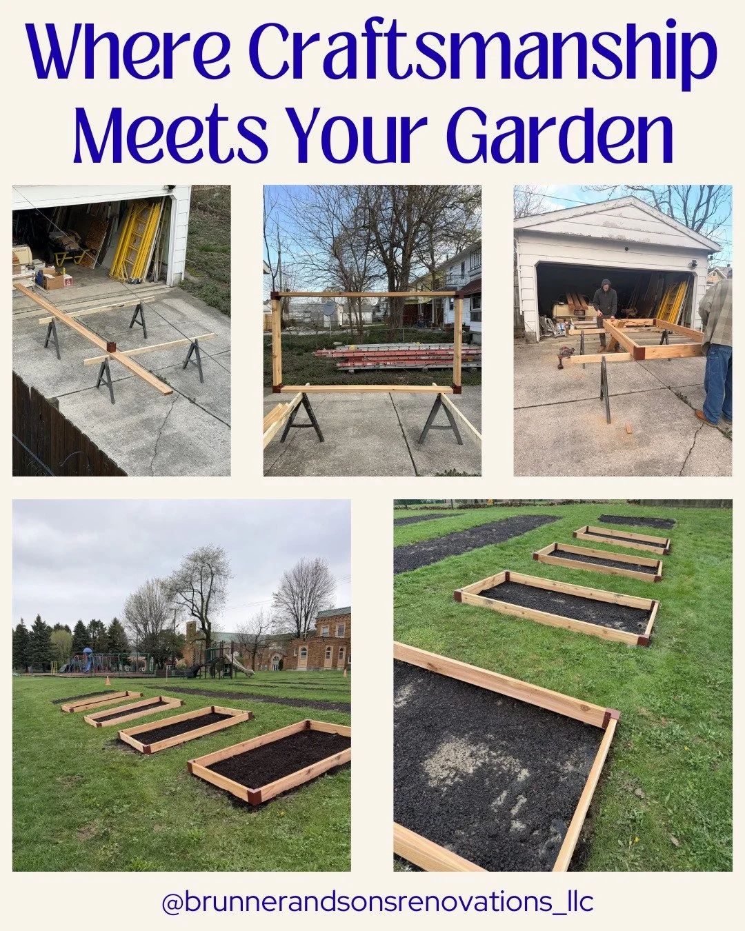 There&rsquo;s nothing better than a space you can grow in. 🌼
Custom garden beds make it easy to elevate your yard while creating something functional and beautiful for every season!
