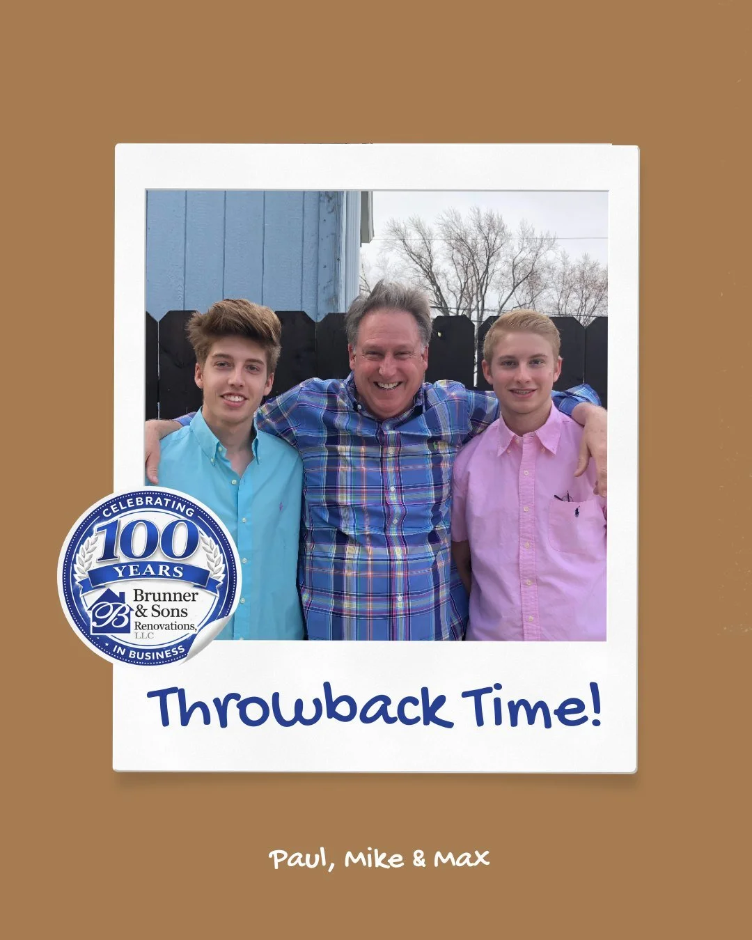 When Michael Brunner took over the business, he carried forward the same values Brunner &amp; Sons was built on: quality craftsmanship, honesty &amp; treating customers like family.
While tools, trends, and homes have changed over the decades, one th