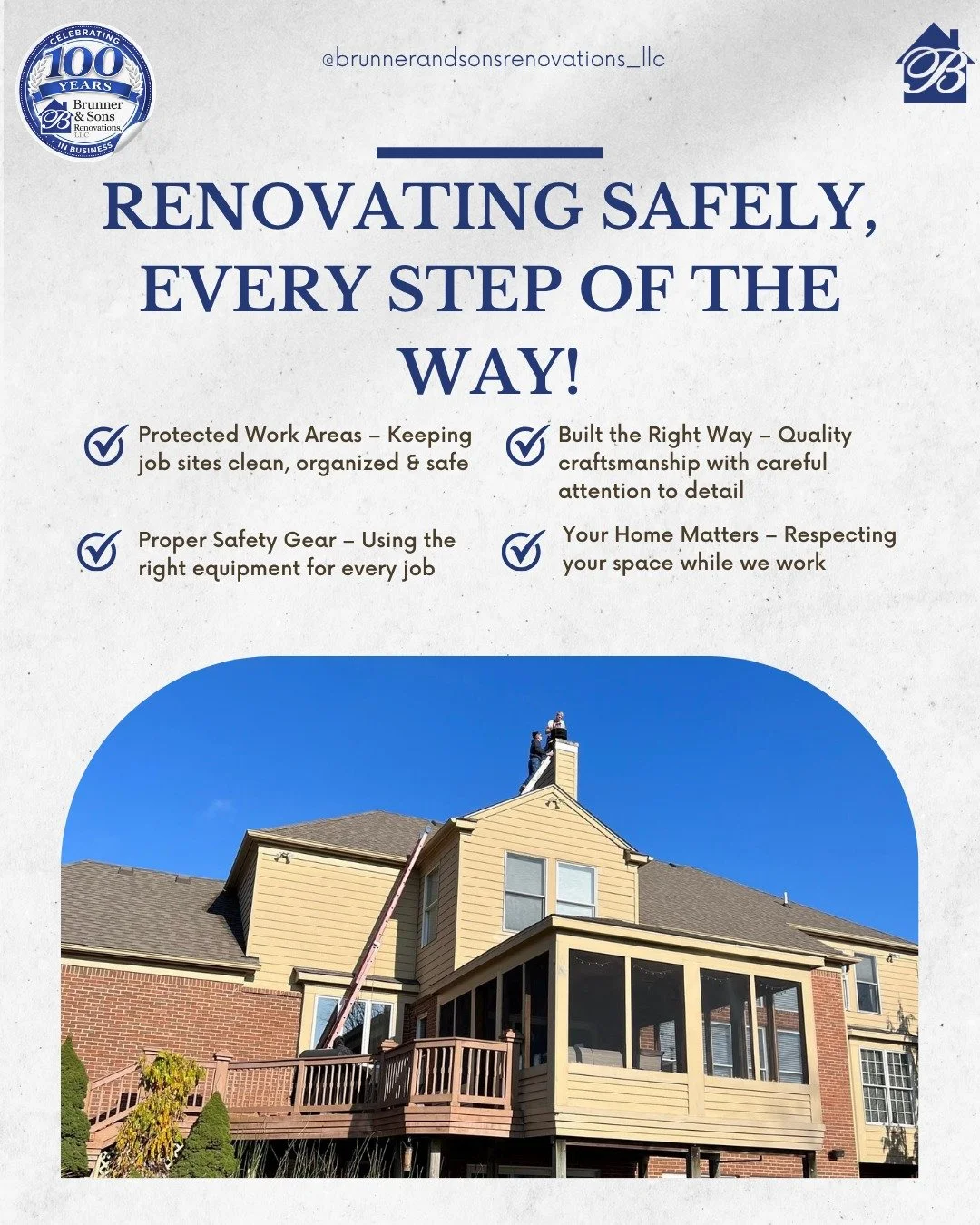 🚧 Safety isn&rsquo;t just a priority, it&rsquo;s part of how we do every job. During National Safety Month, we&rsquo;re recognizing the importance of doing things the right way, every step of the process. From proper equipment to job site awareness,