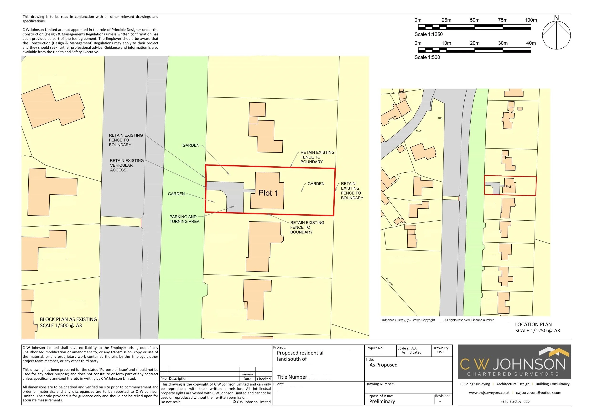 Planning Application for single residential dwelling