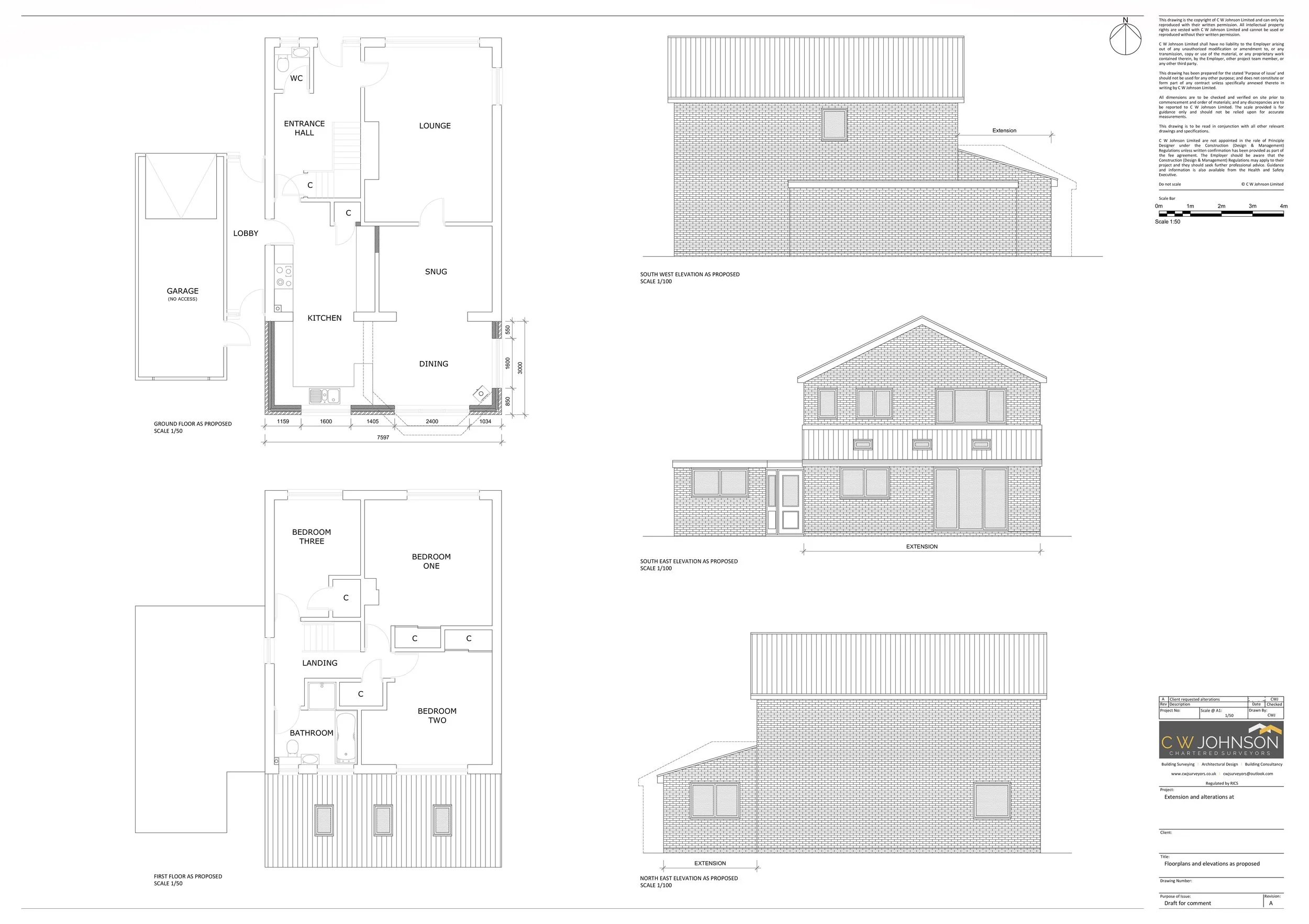 Planning Application for single story kitchen extension