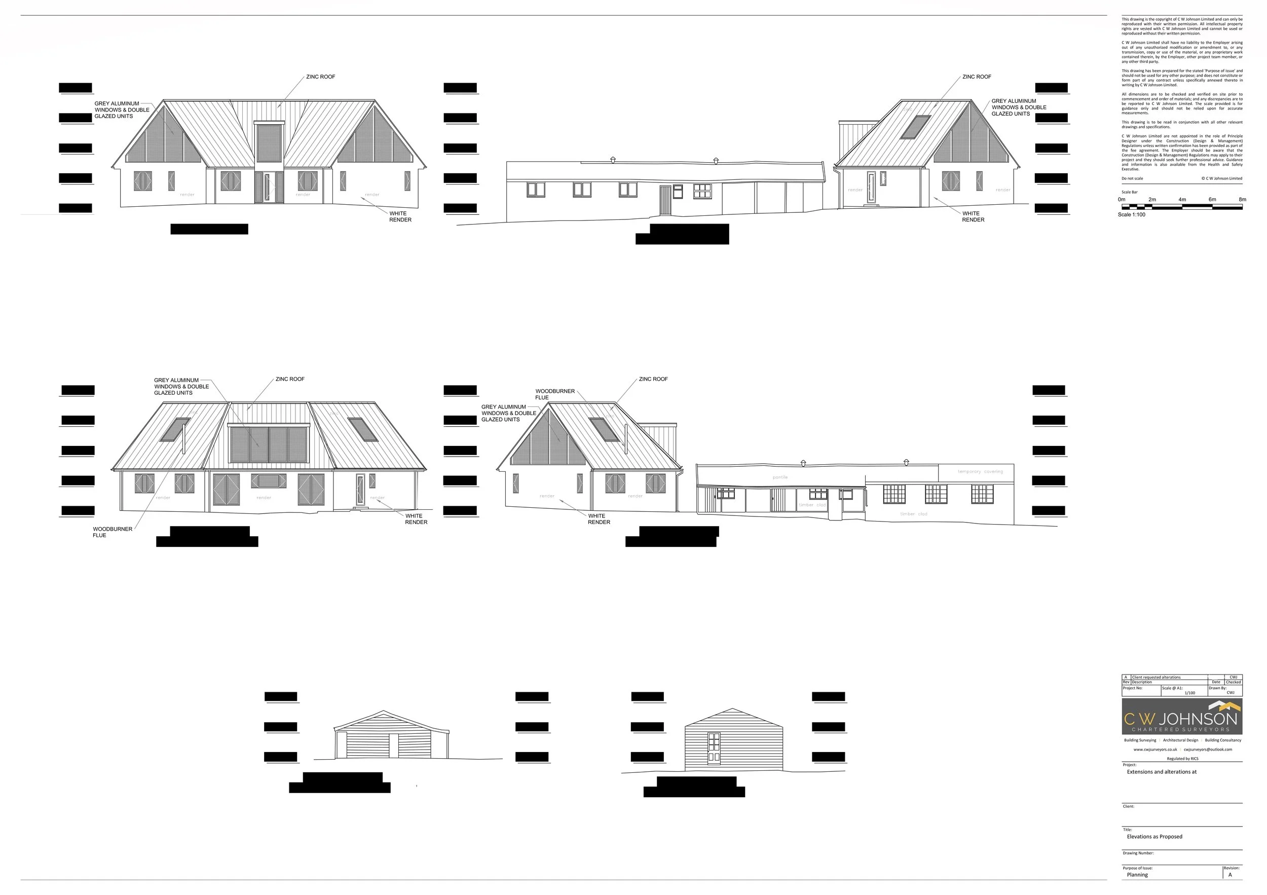 Planning Application for extensions and alterations to existing dwelling