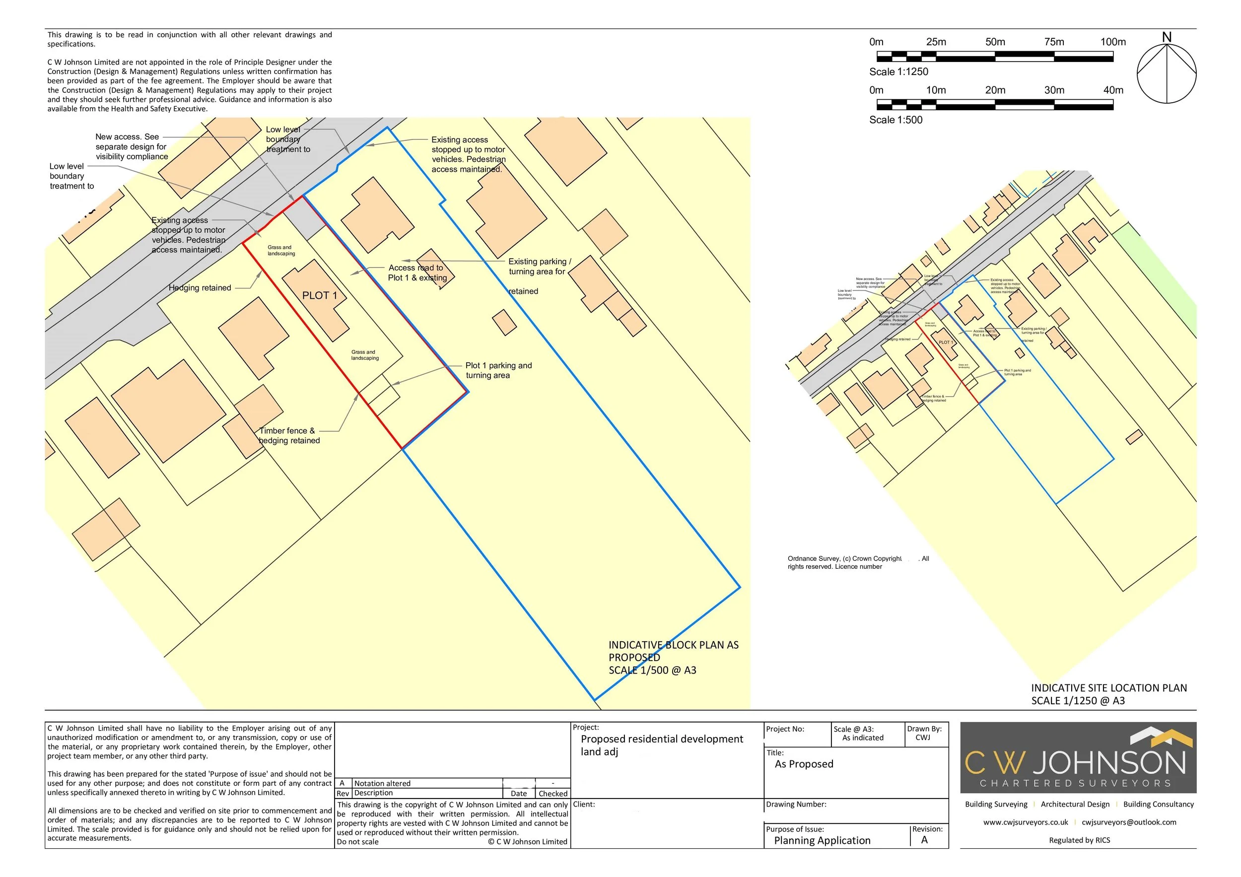 Planning Application for single residential dwelling