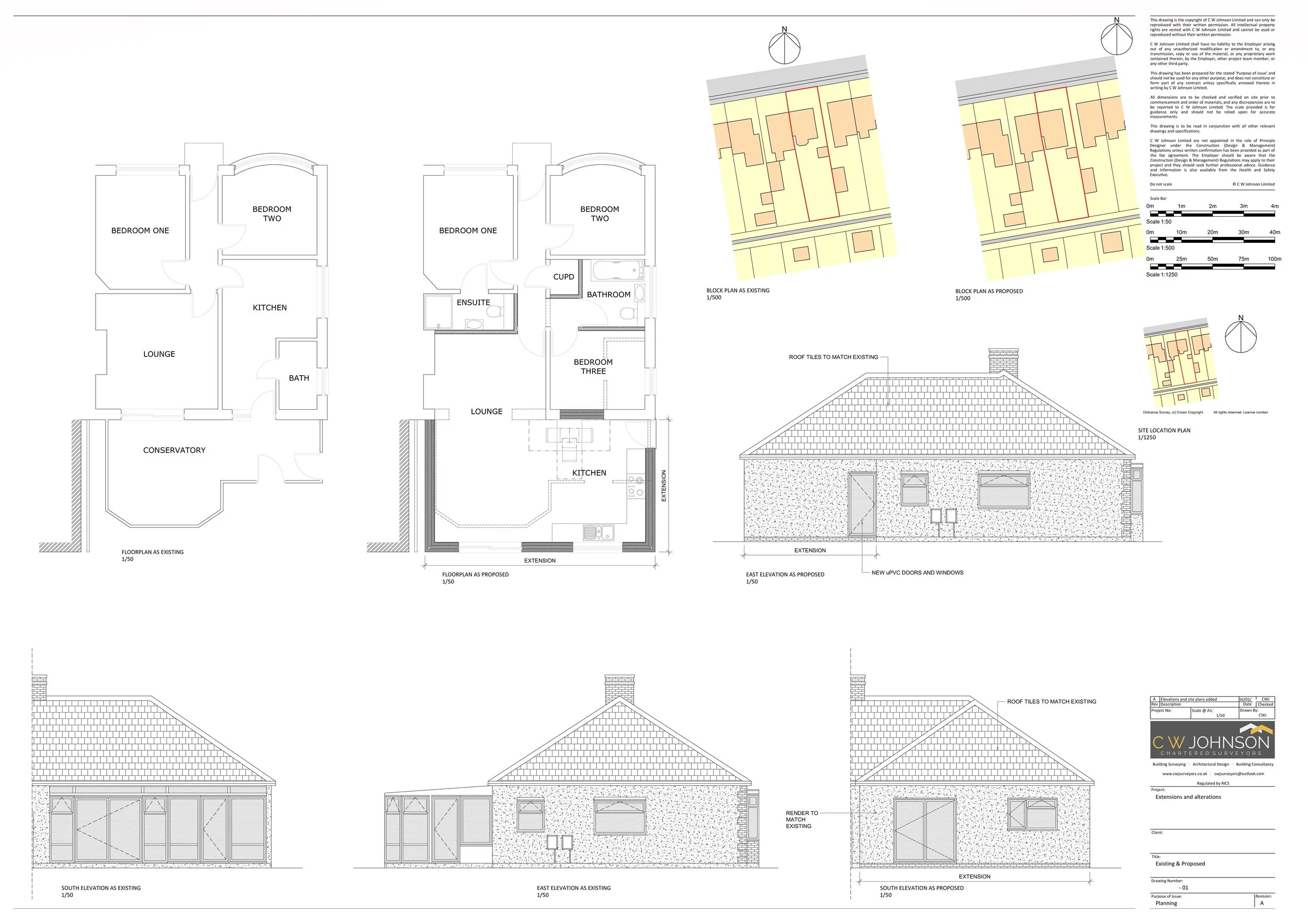 Planning Application for single story kitchen extension