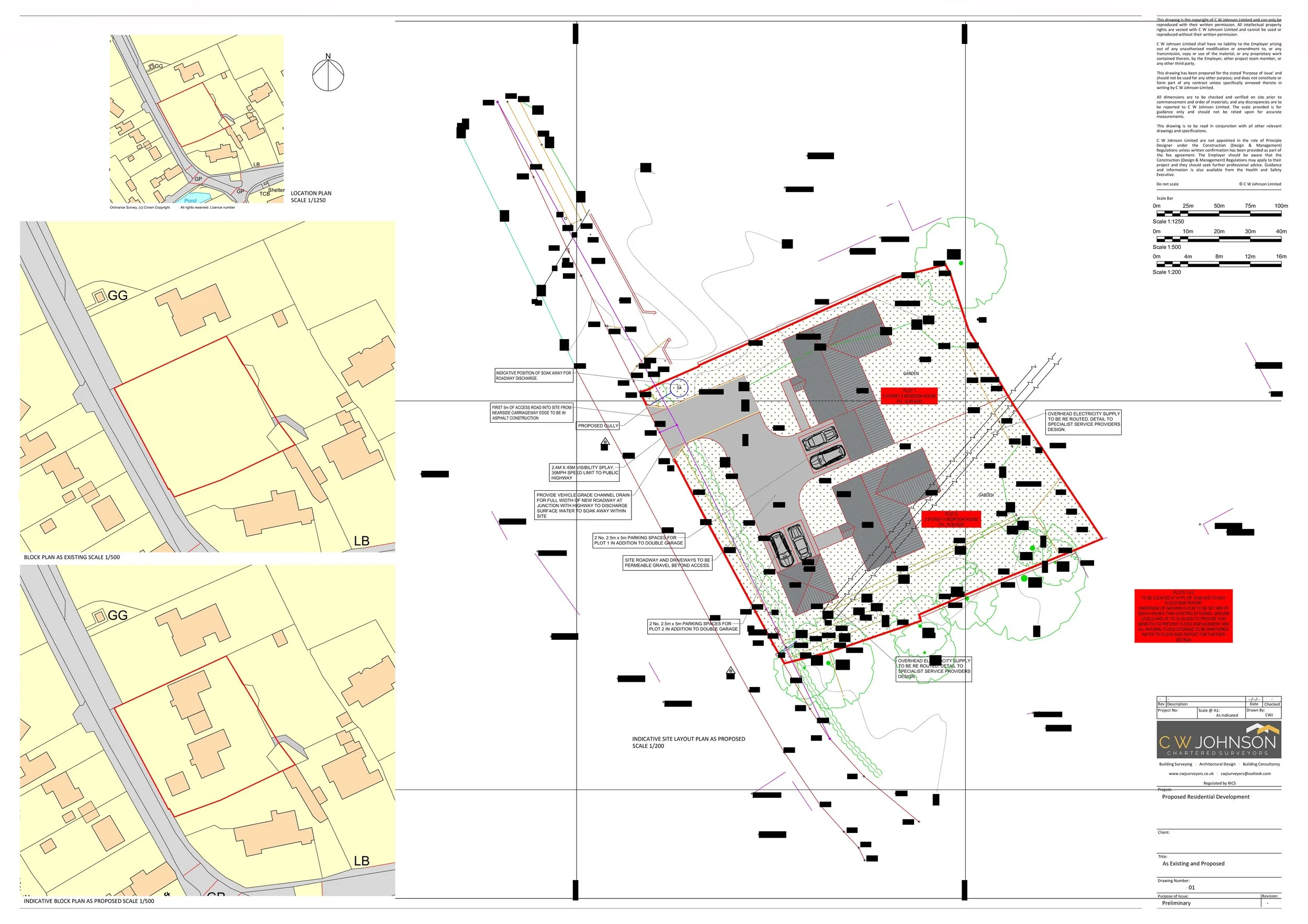 Planning Application for 2 x detached properties